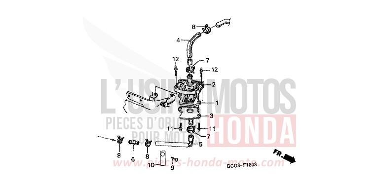 PLAETTCHENVENTIL von CB1300 Super Bold'or ABS REAL WHITE (NH250) von 1999